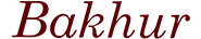 Bakhur