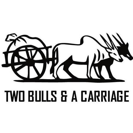 Two Bulls And A Carriage